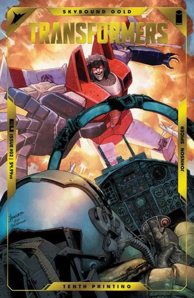 Transformers #2 10e tirage IMAGE B Jay Anacelto & Romulo Fajardo Jr Gaufrage et feuille d'or 03/11/2026