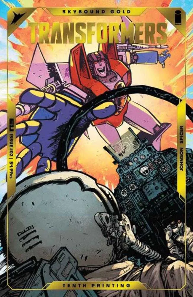 Transformers #2 10e tirage IMAGE A Johnson & Spicer Gaufrage et feuille d'or 03/11/2026