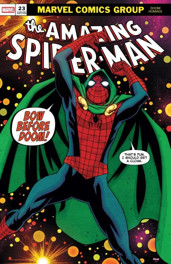 Amazing Spider-Man #23 MARVEL Mike McKone Hommage à Doom 03/04/2026