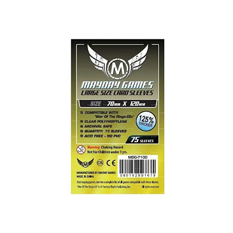 Mayday Premium Tarot Sleeves (70mm X 120mm) 75CT