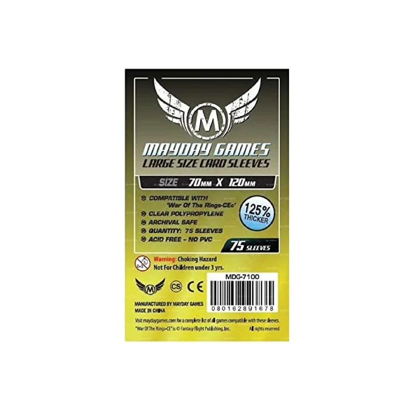 Mayday Premium Tarot Sleeves (70mm X 120mm) 75CT