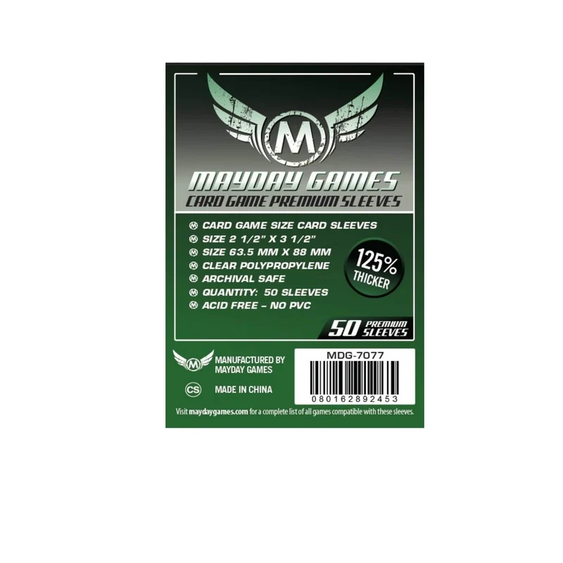 Mayday Premium Sleeves (63.5mm X 88mm) 50CT