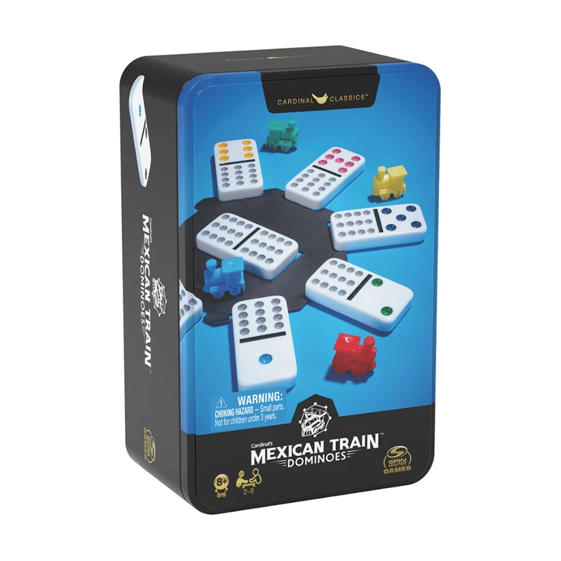 Jeu Dominos Double 12 dans une boîte en métal (ML)