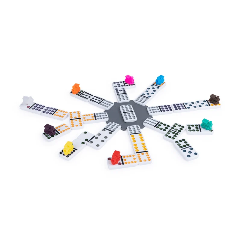Jeu Dominos Double 12 dans une boîte en métal (ML)