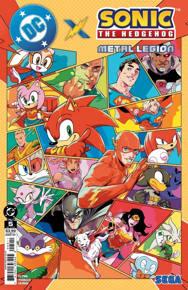 DC X Sonic The Hedgehog Metal Legion #5 DC AM Collar 09/16/2026