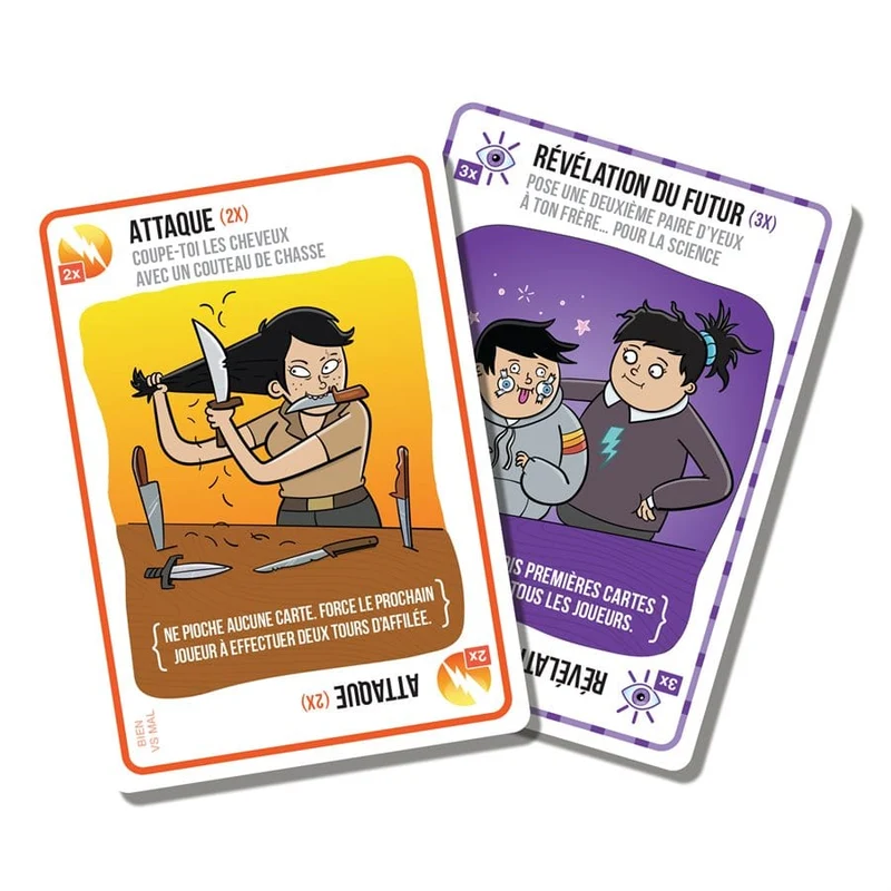 Exploding Kittens: Bien vs. mal (FR)