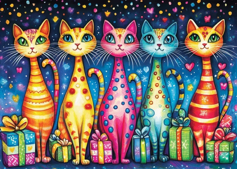 Purrfectly Wrapped (1000 pcs)