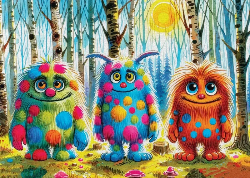 Monsterous Trio (1000 pcs)