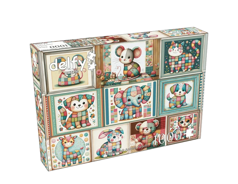 Patchwork Animal Parade (1000 pcs)