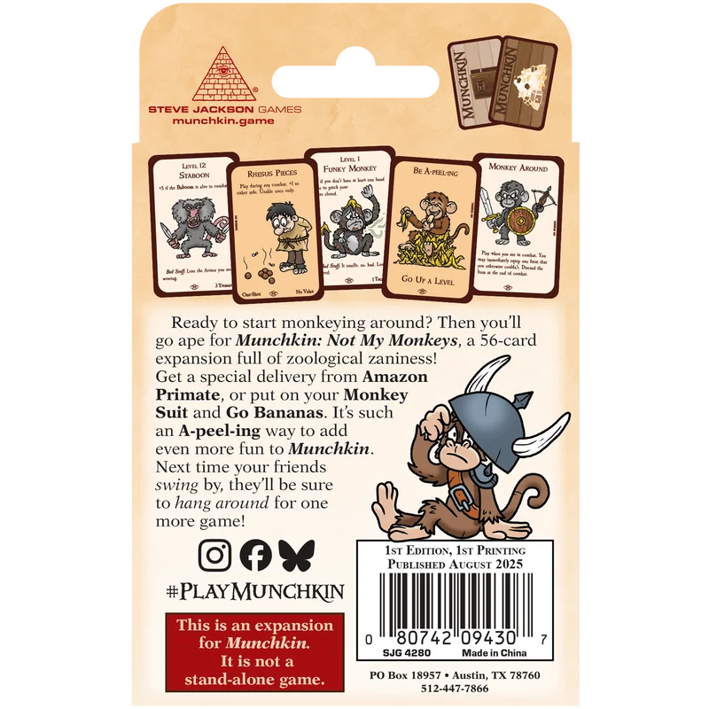 Munchkin: Not My Monkeys (EN)