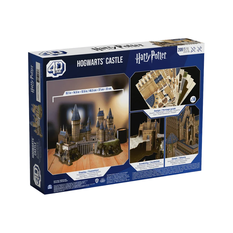 4D Build - Château de Poudlard | Hogwarts Castle (209 pcs)