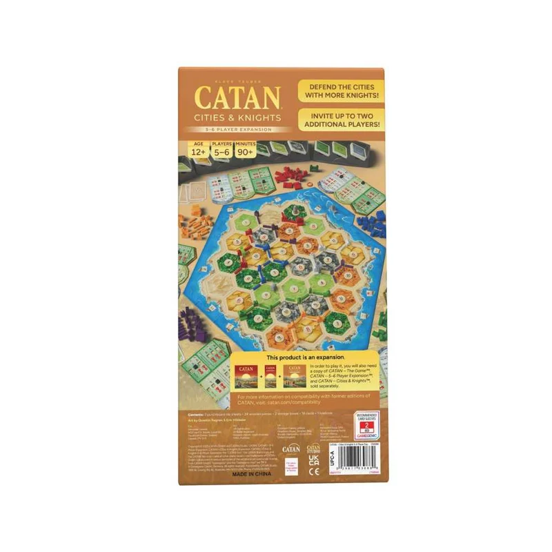 CATAN Exp: Cities & Knights 5-6 Players - 6th Edition (EN)
