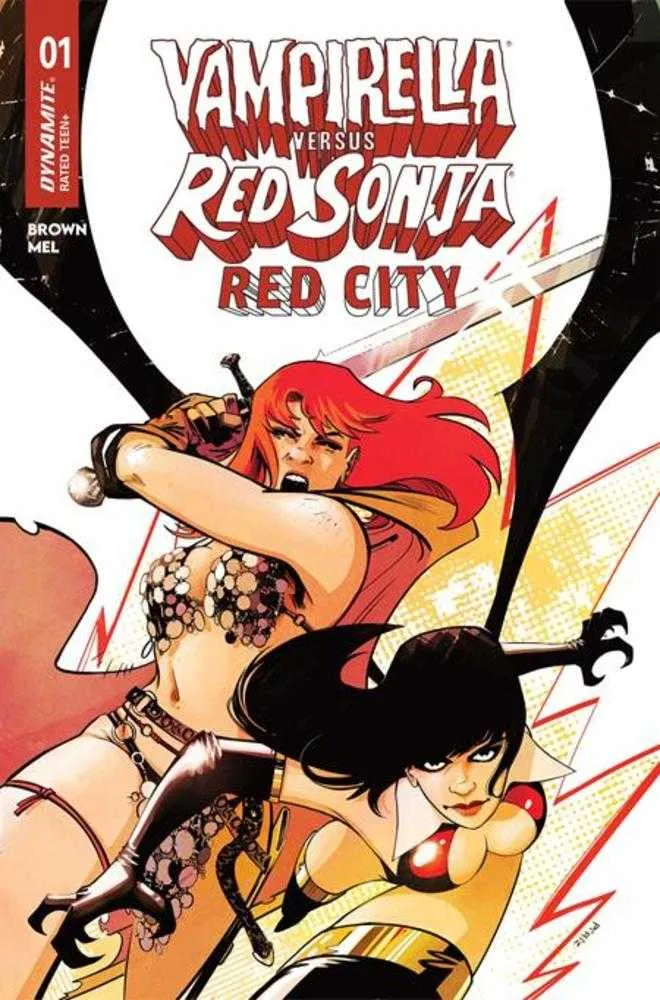 Vampirella contre Red Sonja Red City #1 Dynamite A Piriz 08/05/2026