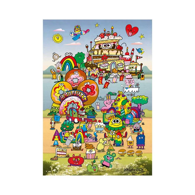 With Jon Burgerman (500 pcs)