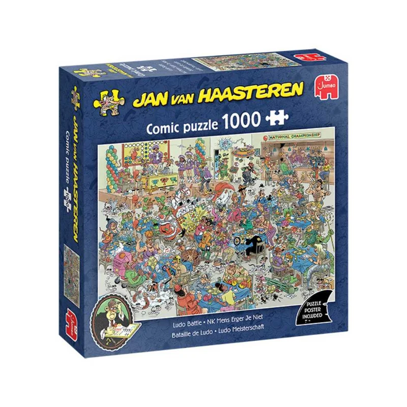 Jan van Haasteren : Bataille de Ludo | Ludo Battle (1000 pcs)
