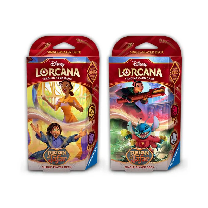 Disney Lorcana: Reign of Jafar - Starter Deck (EN) - Tiana/Bruno Madrigal (Amber/Amethyst)