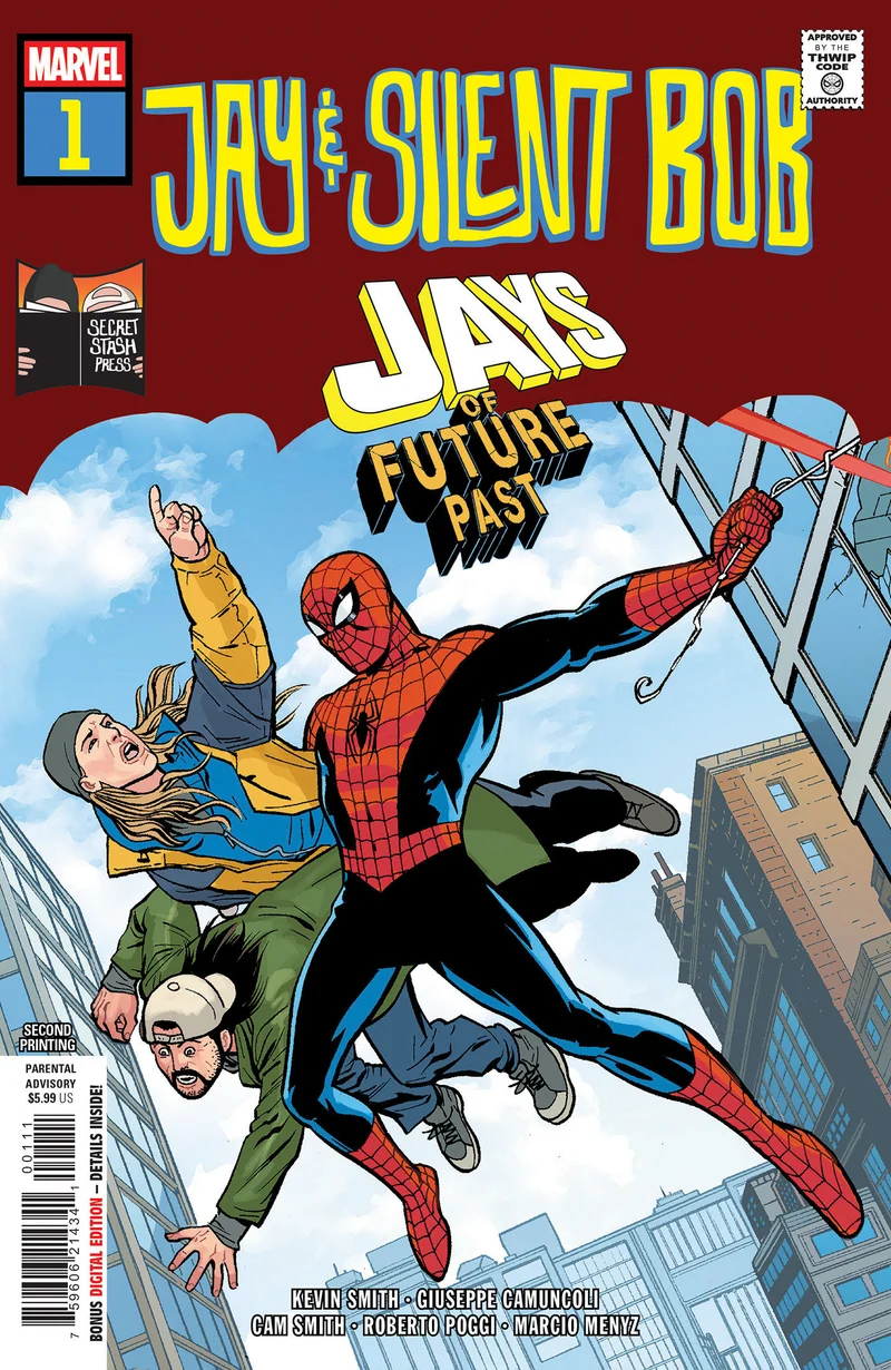 Jay & Silent Bob : Jays du futur passé #1 MARVEL Camuncoli 2e tirage 29/07/2026