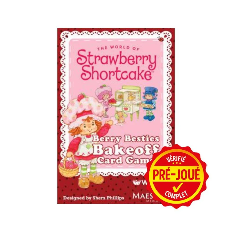 Strawberry shortcake : Berry besties bakeoff card game (pré-joué) (EN)