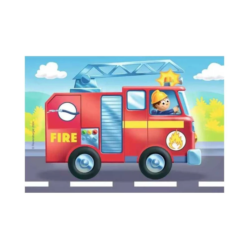 My First Puzzles - Rescue Vehicles (2, 3, 4 & 5 pcs)