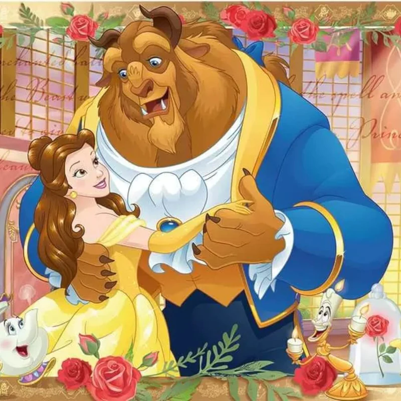 Disney Princesse - La belle et la bête (100 pcs XXL)