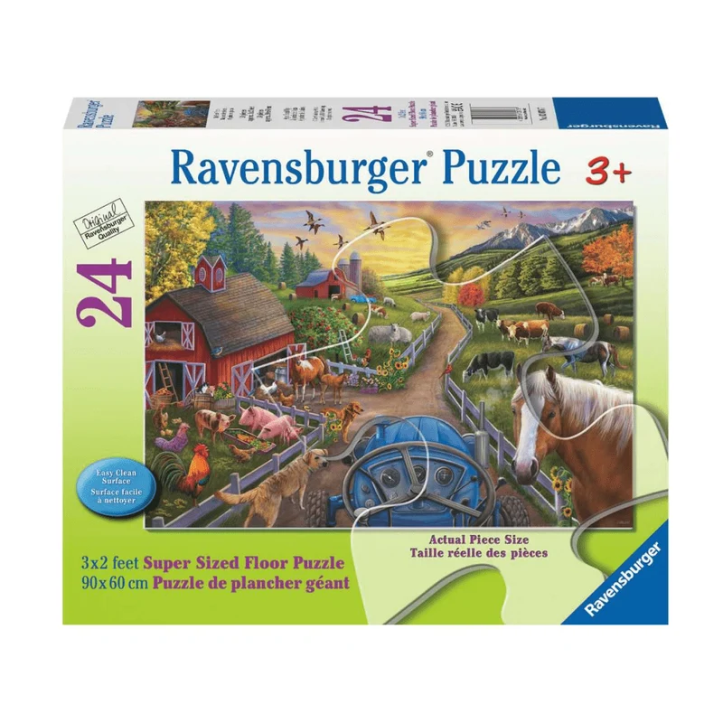 Puzzle de plancher: My First Farm (24 pcs)