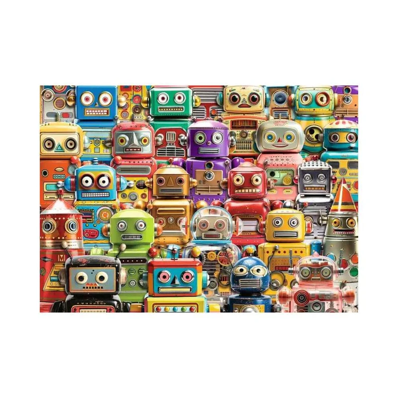 Retro Robots (500 pcs LARGE)