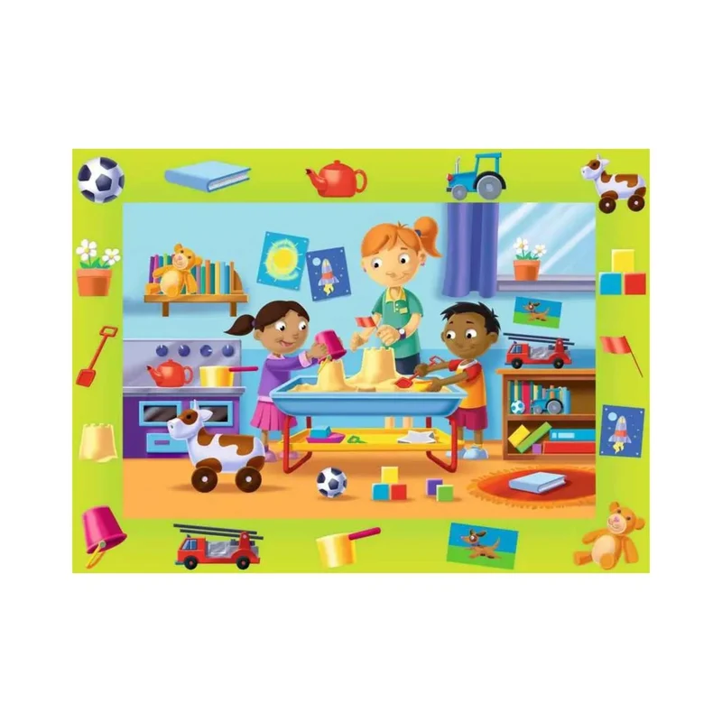 My First Puzzles - Fun Day at Playgroup Floor (16 pcs)