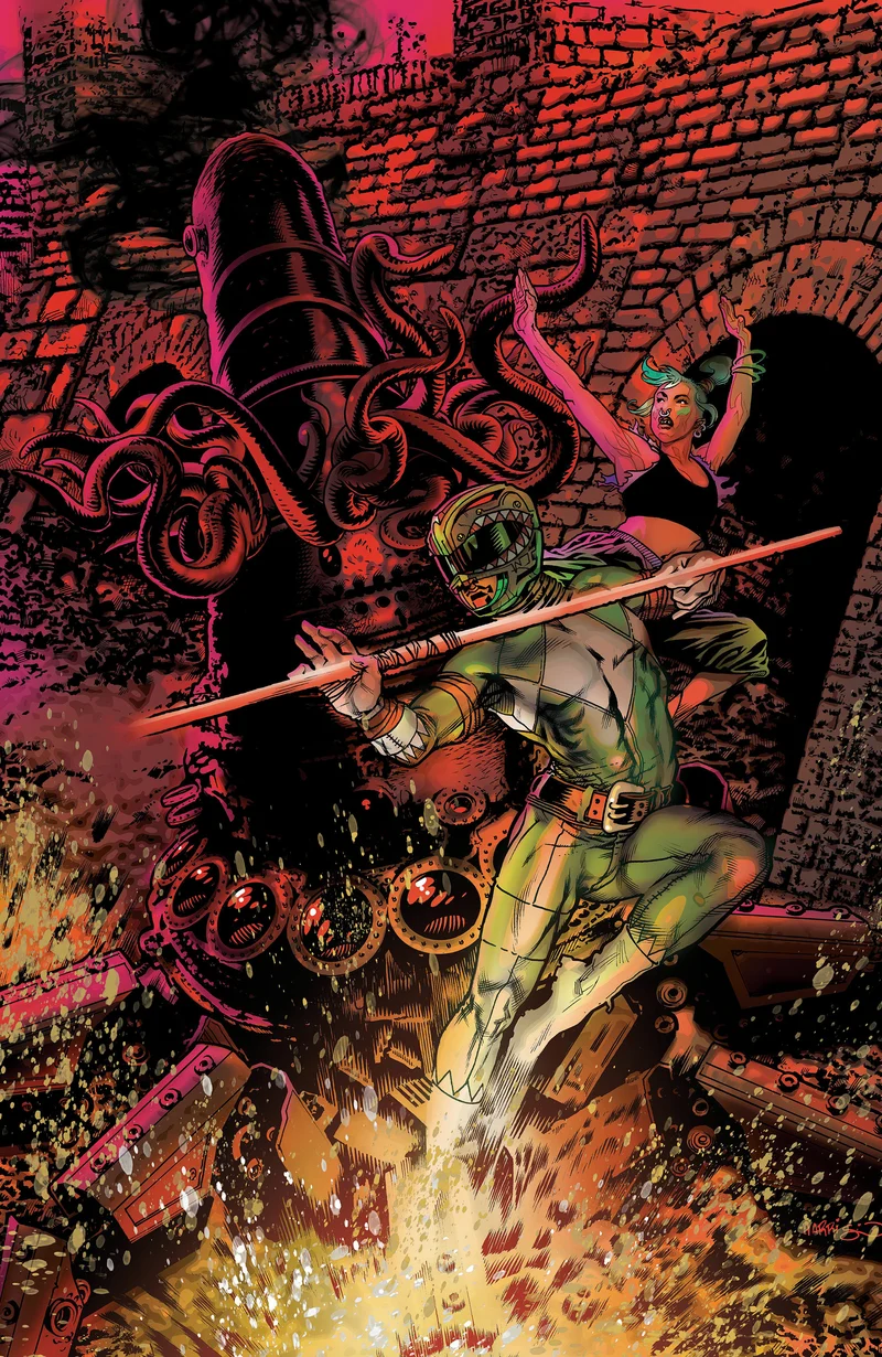 Power Rangers Vert #2 Boom D Virgin Foil Harris 09/23/2026