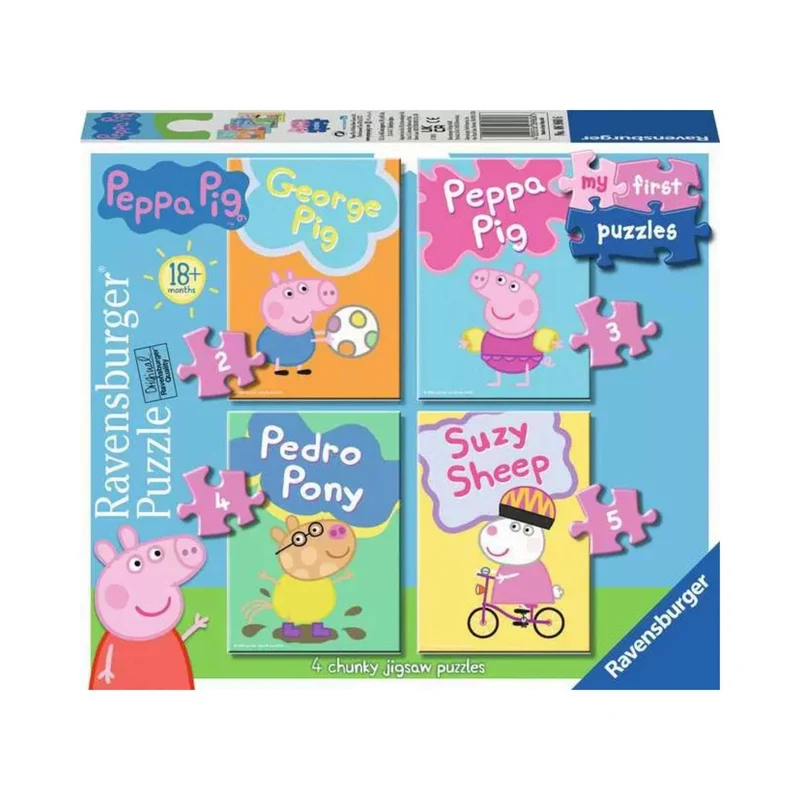 My First Puzzles - Peppa Pig (2, 3, 4 & 5 pcs)