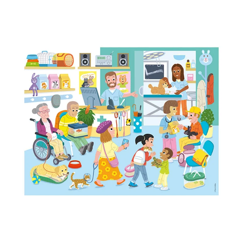 Dans la clinique vétérinaire (30 pcs)