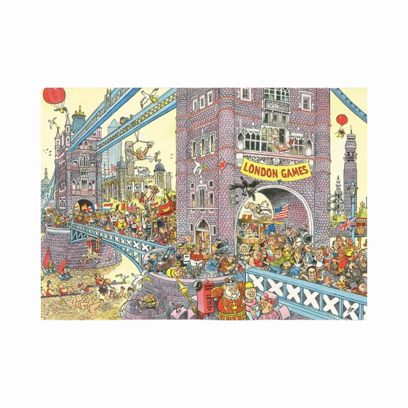 Wasgij - Retro Mystery #8 - The Final Hurdle (1000 pcs)