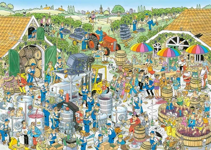Exploitation vinicole, JvH (1000 pcs)
