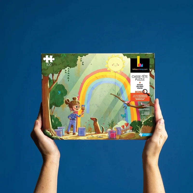 Multicolore Painting Rainbows (100 pcs XXL)