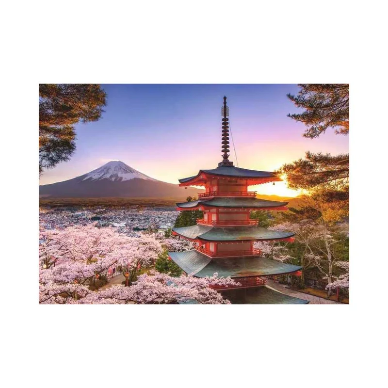 Mount Fuji Cherry Blossom View (1000 pcs)