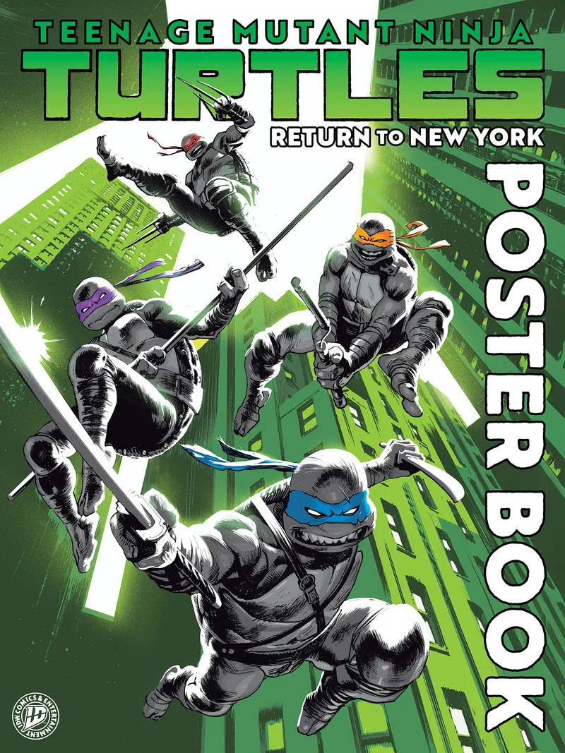 Livre d'affiches des Tortues Ninja : Retour à New York