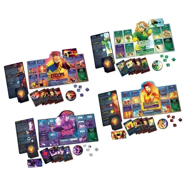 Marvel Dice Throne: X-men - Cyclops, Gambit, Rogue and Jean Grey (EN)