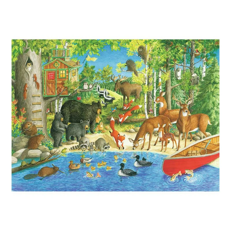 Amis de la forêt | Woodland Friends (200 pcs XXL)