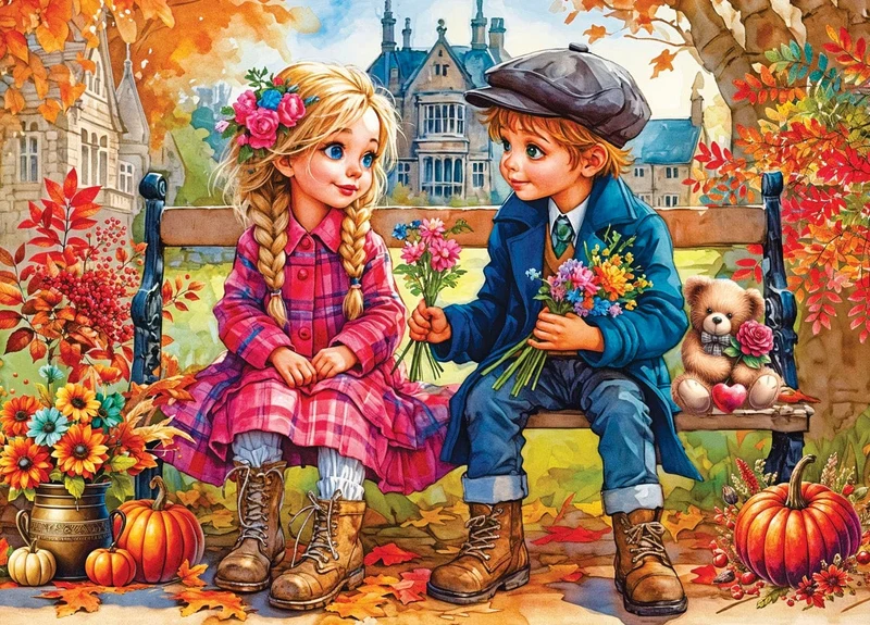Autumn's Tender Gesture (1000 pcs)