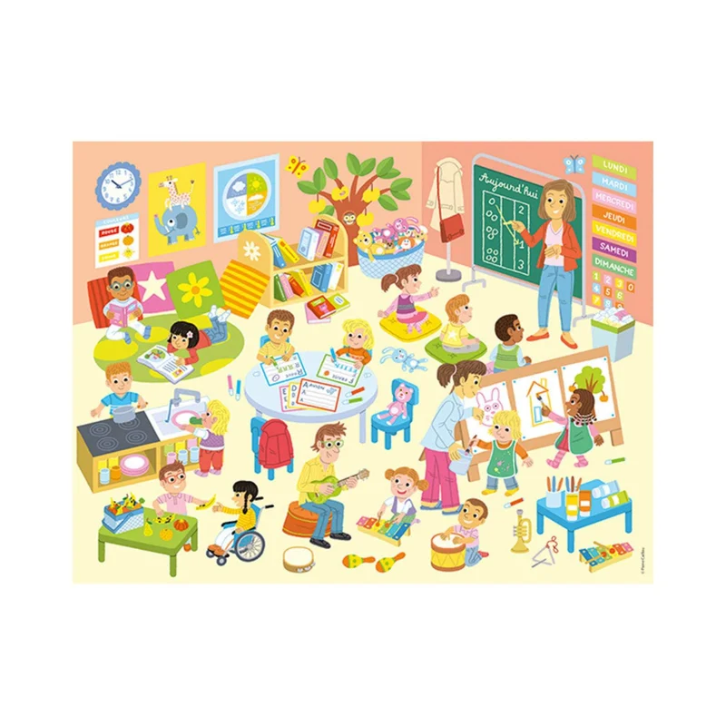 Une journée à l'école (30 pcs)