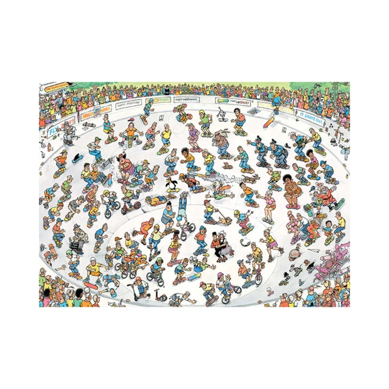 Faire du Skate, Jan van Haasteren (1000 pcs)