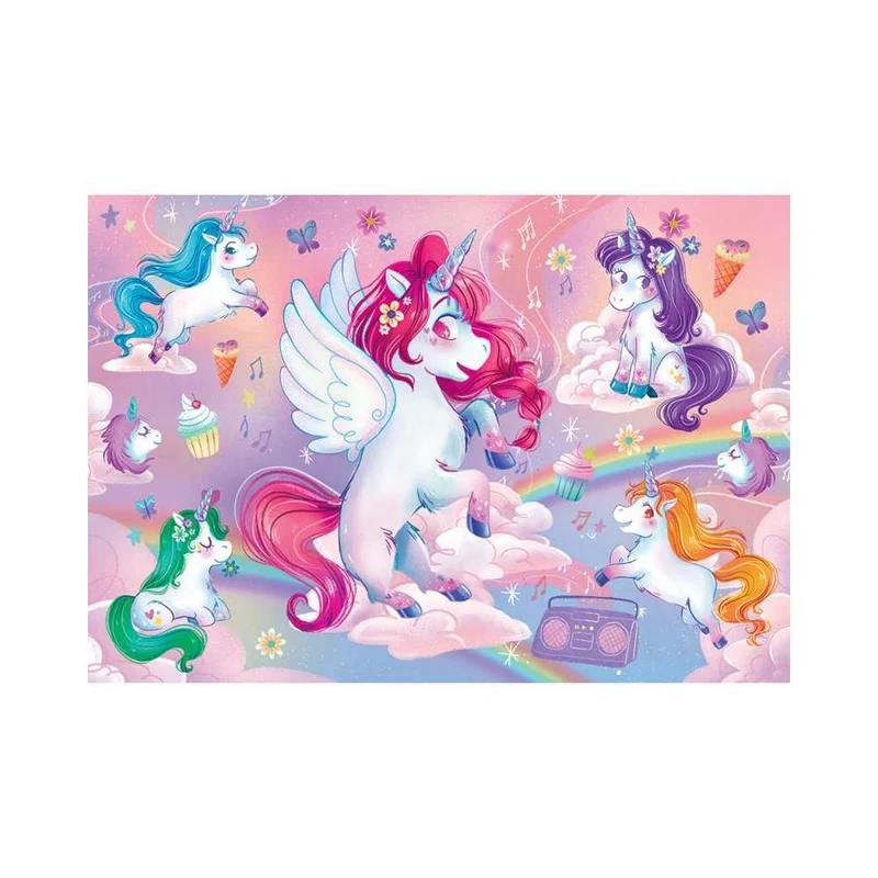 Licornes joyeuses (24 pcs)