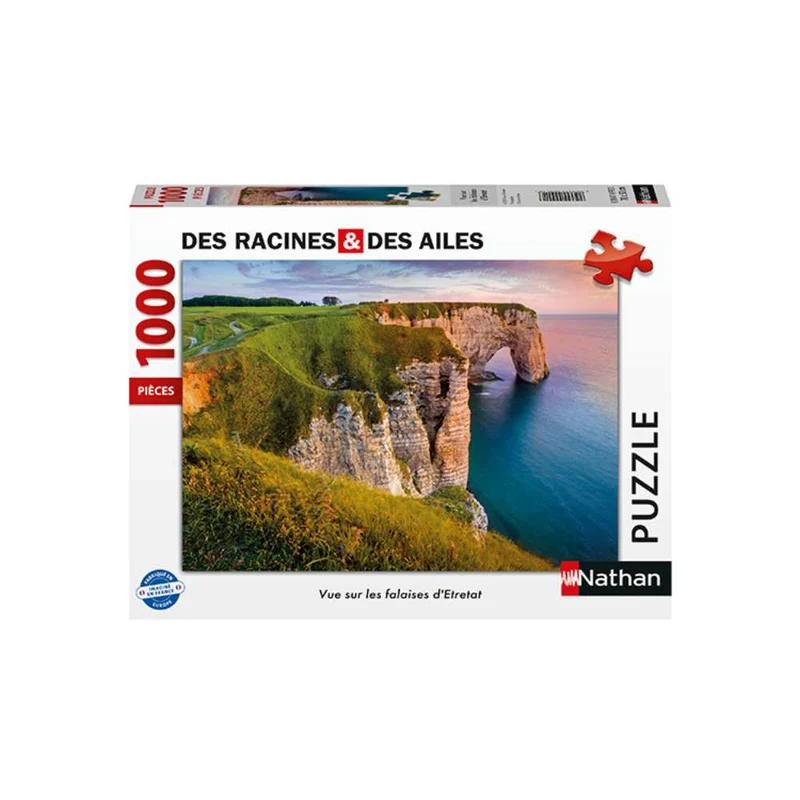 Vue sur les falaises d'Etretat (1000 pcs)