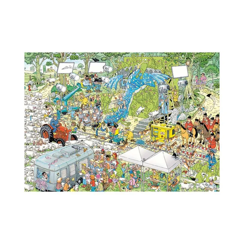 Le plateau de cinéma, JvH (2000 pcs)