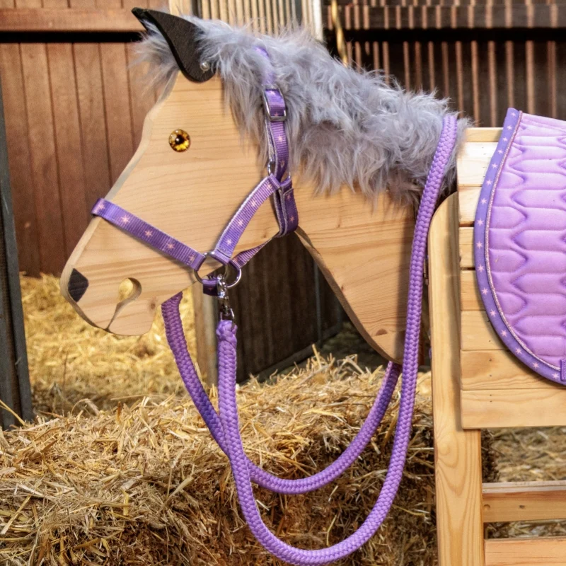 Licol et rênes cheval de bois Kavalkade Unicorn Academy