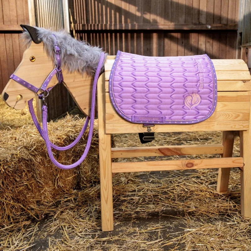 Tapis de selle cheval de bois Kavalkade Unicorn Academy