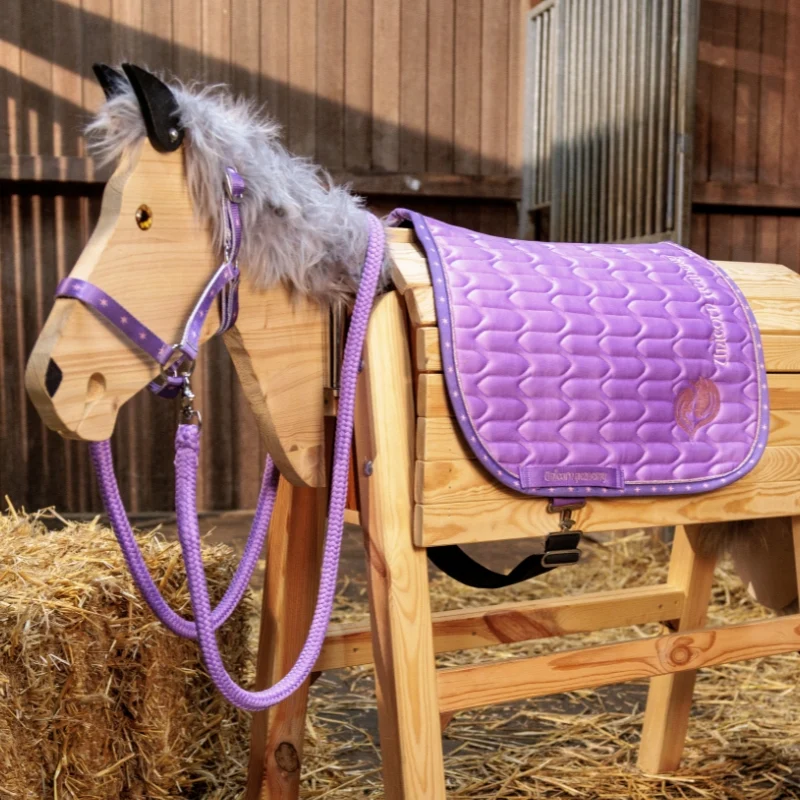 Tapis de selle cheval de bois Kavalkade Unicorn Academy