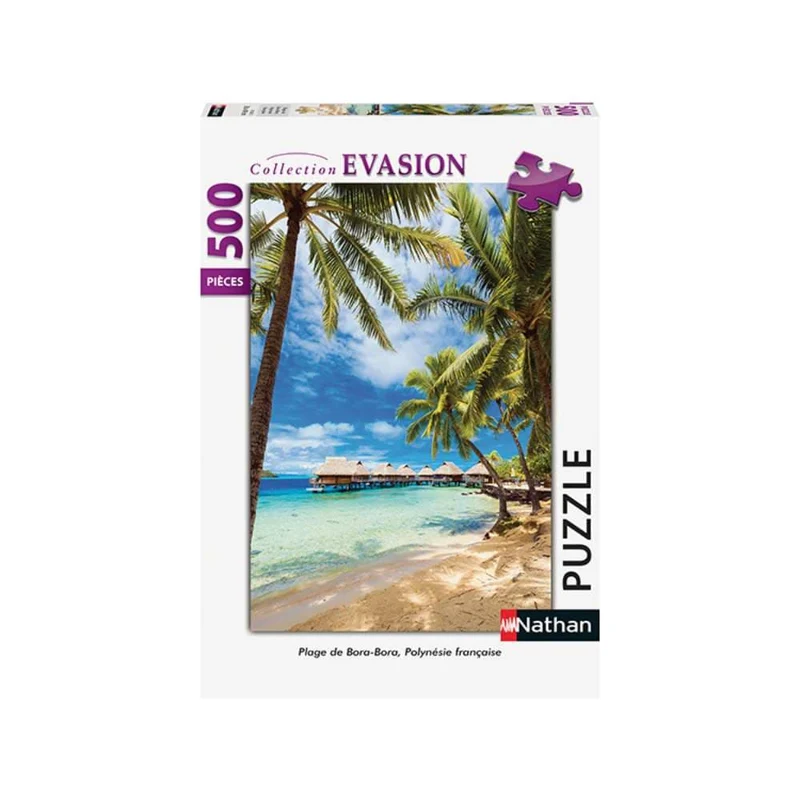 Plage de Bora-Bora, Polynesie Fr (500 pcs)
