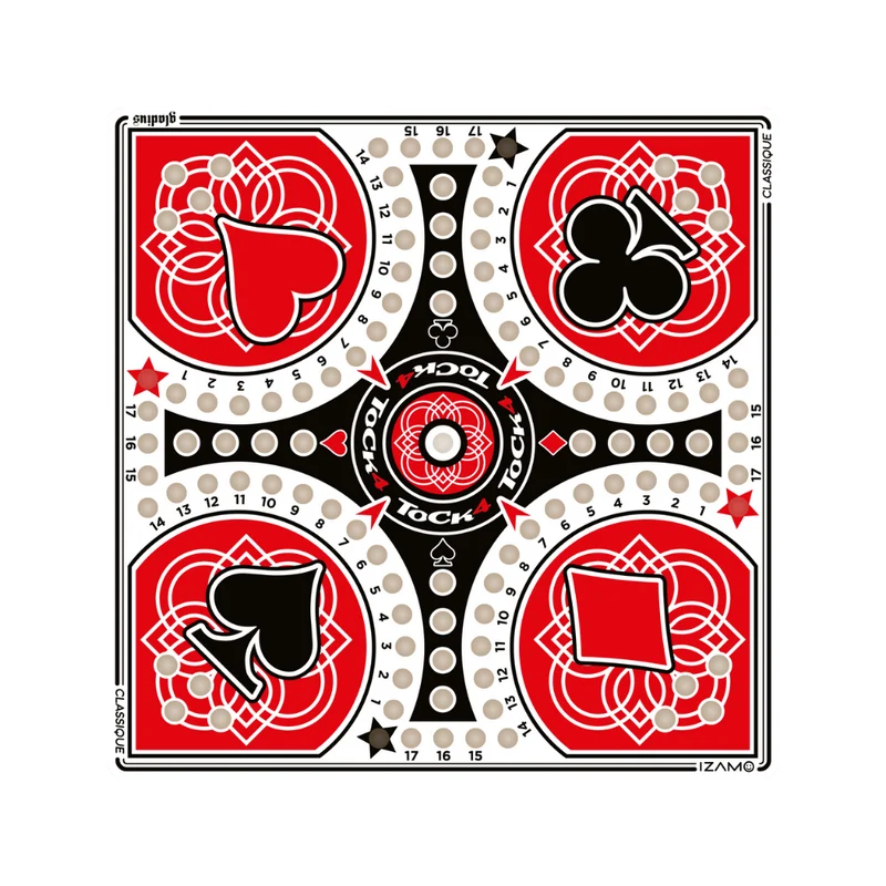Tock - 4 joueurs - 15" - Classique | Marble Wars - 4-players - 15"- Classic (ML)