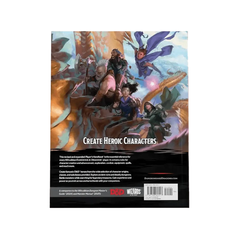 D&D Dungeons & Dragons: 2024 Player’s Handbook (EN)
