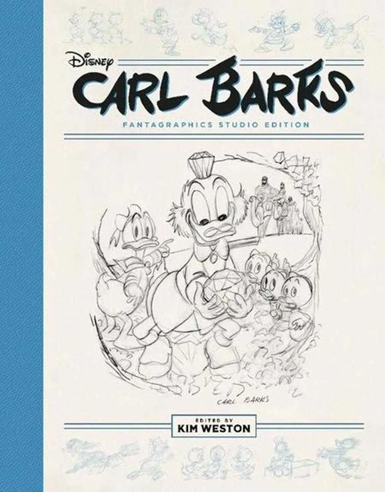 Dessins et storyboards de Carl Barks, édition reliée : Le Roi Picsou, le premier conte et autres histoires, Fantagraphics Studio Edition